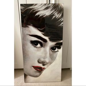Old Hollywood Art Hanging, Audrey Hepburn